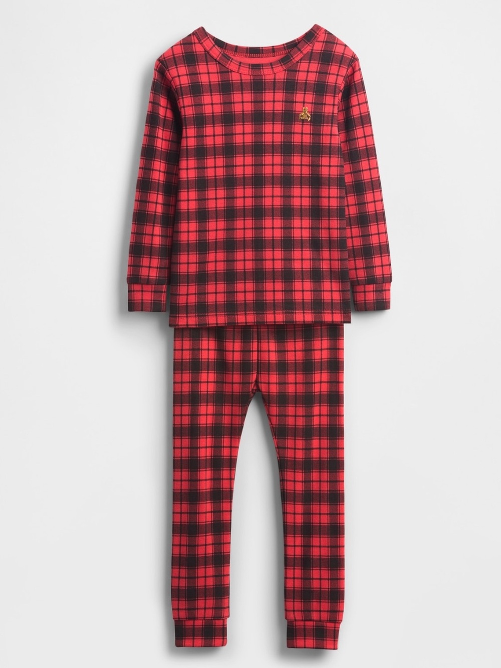 NWT Baby Gap Red Plaid Holiday pajama set